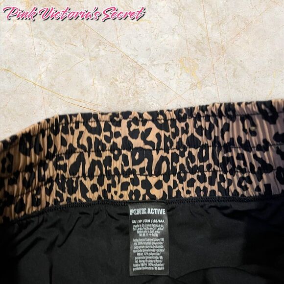 PINK Victoria’s Secret Leopard Print Active Shorts – Size XS - Picture 5 of 7